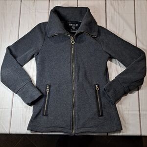 Calvin Klein Performance Fleece Zip Up Extra Small Shacket Sweater Jacket